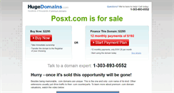 Desktop Screenshot of posxt.com